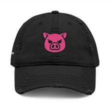 Load image into Gallery viewer, B+N Pig Dad Hat — Distressed
