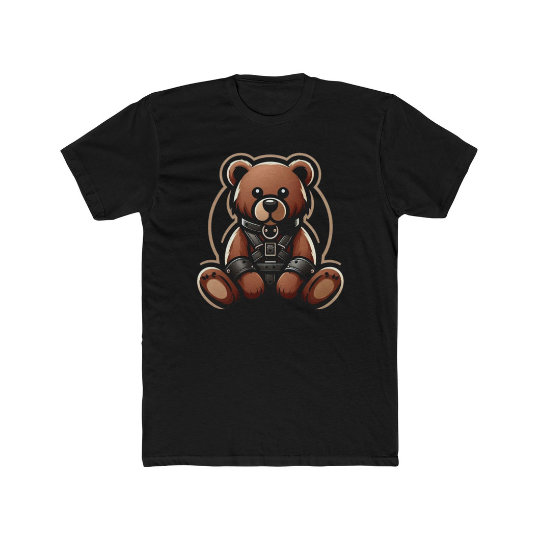 B+N Leather Bear Crew Neck