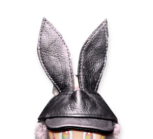 Monster Leather Bunny Hat